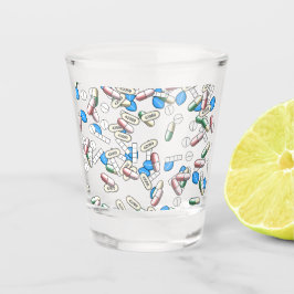 Copo De Shot Padrão de Pó de Comprimidos