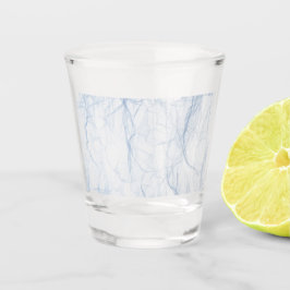 Copo De Shot Padrão de Sombra Azul