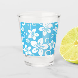 COPO DE SHOT PADRÃO DO HAVAÍ AZUL EM AZUL