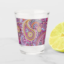Padrão Floral Paisley Boho Vibrante | Arte Colorid