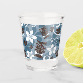 COPO DE SHOT PADRÃO LUAU TIKI EM AZUL