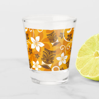 COPO DE SHOT PADRÃO LUAU TIKI EM LARANJA
