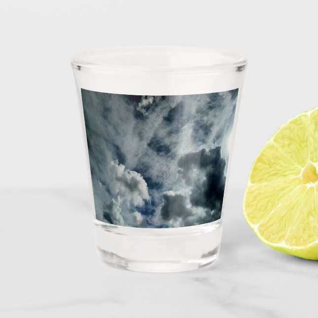 Copo De Shot Padrão nas nuvens (Frente)
