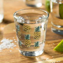 Padrão Sem Costura De Abacaxi De Aquarelas Tropica