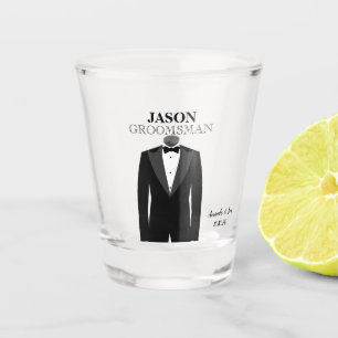 Copo De Shot Padrinho de casamento ou Melhor Homem Nupa Tie Tux