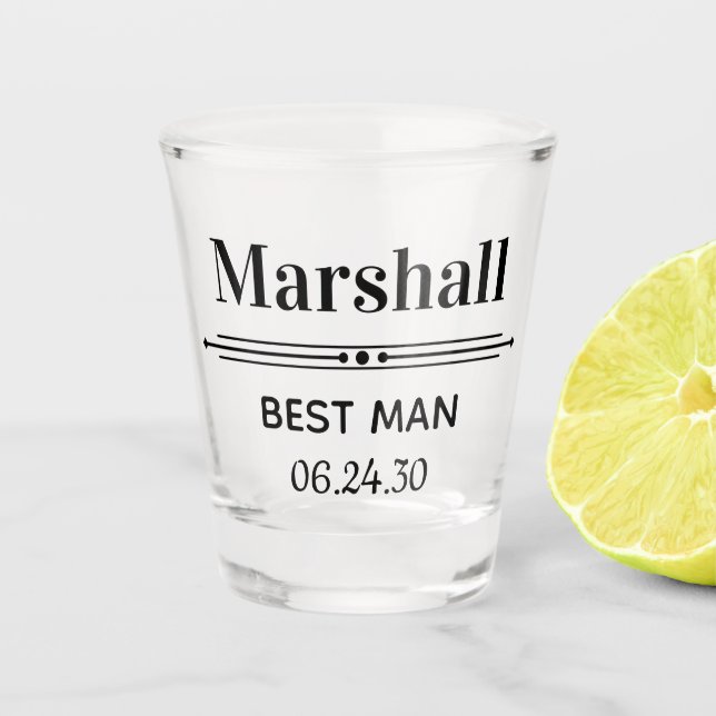 Copo De Shot Padrinho Personalizado (Frente)