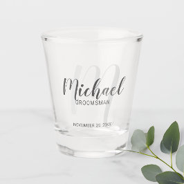 Copo De Shot Padrinhos de casamento Personalizados de Script Mo