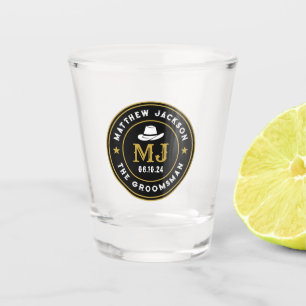 Copo De Shot Padrinhos de casamento Personalizados do Logotipo 