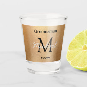 Copo De Shot padrinhos de casamento personalizados minimalistas