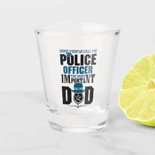 Copo De Shot Pai da Polícia POLÍCIA DIA DE OS PAIS