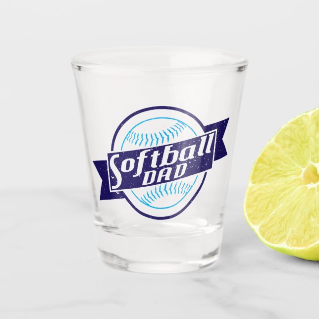 Copo De Shot Pai de Softball (Frente)