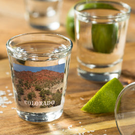 Copo De Shot Paisagem das Rochas Vermelhas do Colorado
