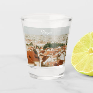 Copo De Shot Paisagem Urbana de Praga Souvenir