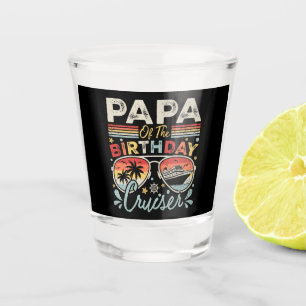Copo De Shot Papá das Férias de Cruzeiro de Aniversário