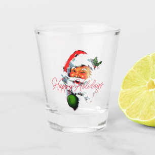 Copo De Shot Papai noel de Vintage retro Classic na moda