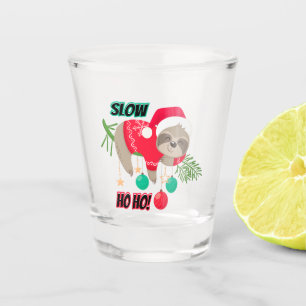 Copo De Shot Papais noeis bonitos e engraçados, sangramento len