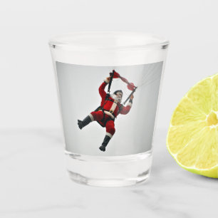 Copo De Shot Papais noeis de vidro quente