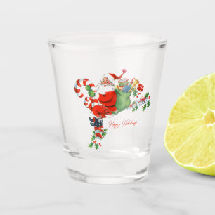 Copo De Shot Papais noeis de Vintage retro Clássico de Natal