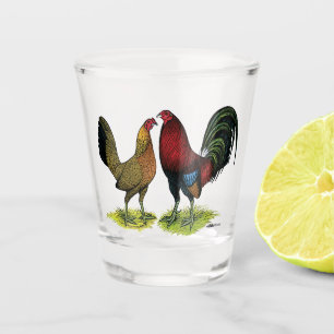 Copo De Shot Par de Gamefowl