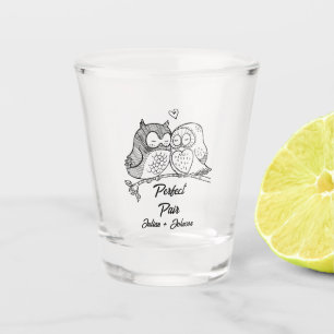 Copo De Shot Par perfeito personalizado para casais