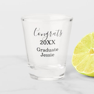 Copo De Shot Parabéns simples de formatura minimal adicionar tu
