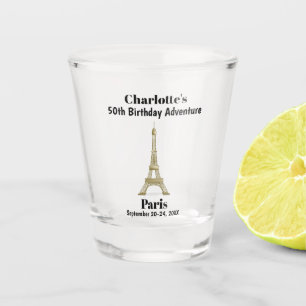 Copo De Shot Paris França Namorada Trip