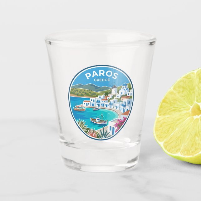 Copo De Shot Paros Grécia (Frente)