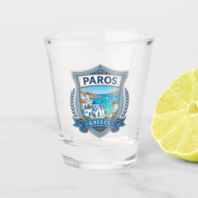 Copo De Shot Paros Grécia (Frente)