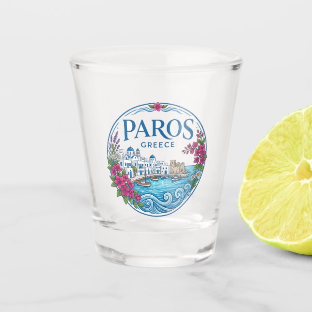 Copo De Shot Paros Grécia (Frente)