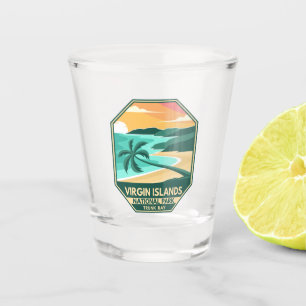 Copo De Shot Parque Nacional das Ilhas Virgens - Emblema Retroa