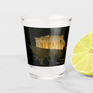 Copo De Shot Parthênon à noite