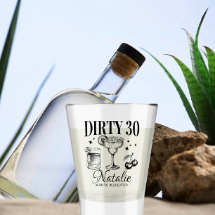 Copo De Shot Partido aniversário de 30 anos Sujo Trinta Persona