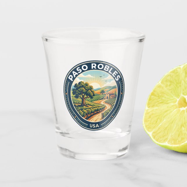Copo De Shot Paso Robles EUA (Frente)