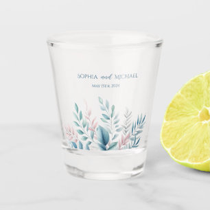 Copo De Shot Pastel Botânico Wedding Money/shot Dance-