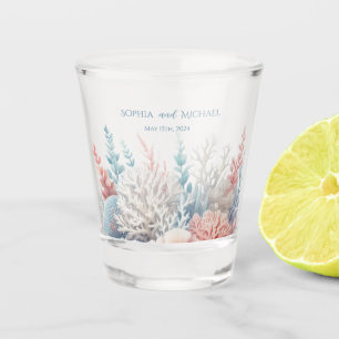 Copo De Shot Pastel Coral Reef-Wedding-Money/shot Dance-