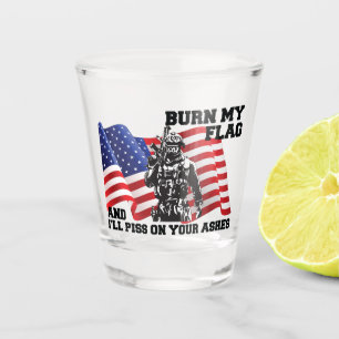 Copo De Shot Patriota Americano