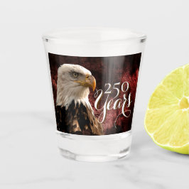 Copo De Shot Patriotic Eagle 250 Years Shot glass