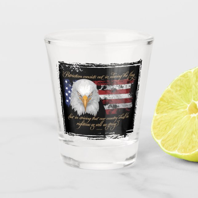 Copo De Shot Patriotismo Justo (Frente)