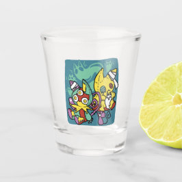 Copo De Shot Paw-sitivamente Assustador | Gatos Monstruosos de 