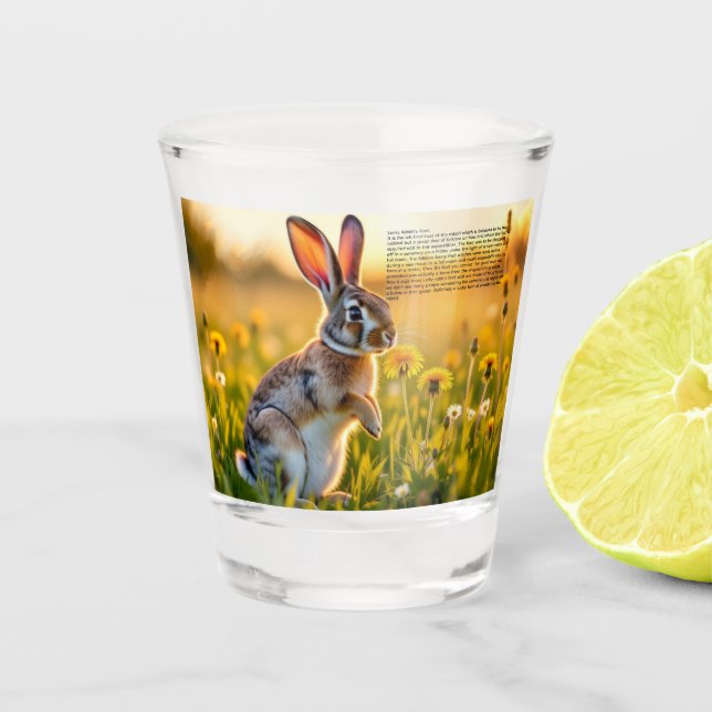 Copo De Shot Pé de Coelho Sortudo (Frente)