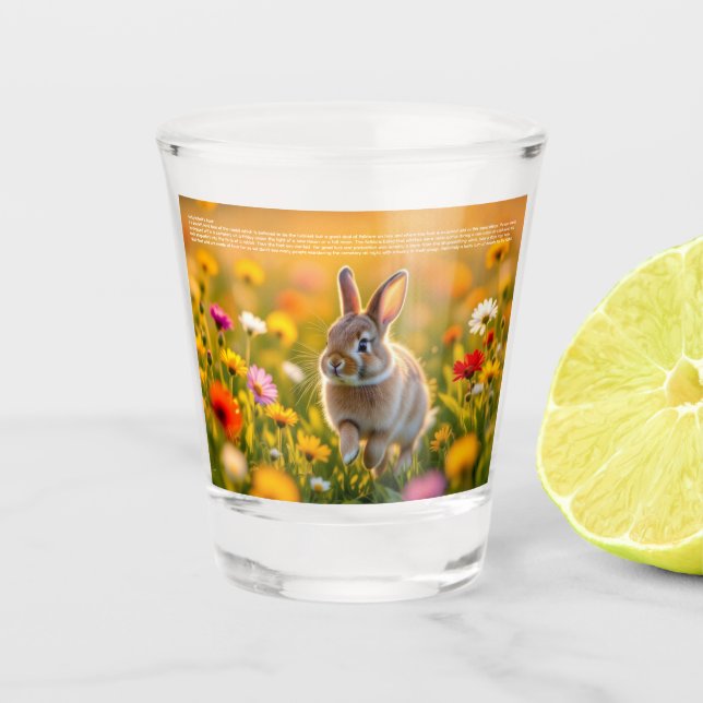 Copo De Shot Pé de Coelho Sortudo (Frente)
