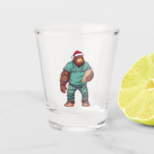 Copo De Shot Pé Grande Sasquatch Enfermeira Natal Saúde
