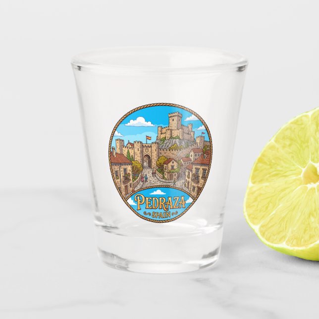 Copo De Shot Pedraza Espanha (Frente)