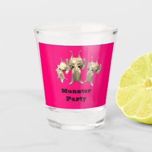 Copo De Shot Pequenos marcianos, personalizados para crianças.