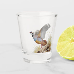 Copo De Shot Perdiz Chukar ,Arte