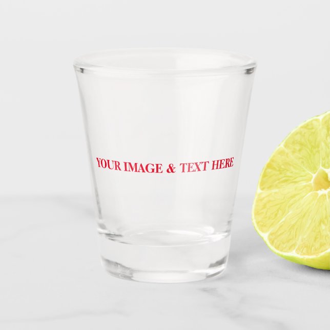 Copo De Shot Personalizada Personalizada Sua Própria Foto (Frente)
