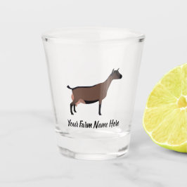 Copo De Shot Personalizado Oberhasli Dairy Goat