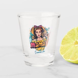 Copo De Shot Personalizado Retro Mama Pop Art (10)