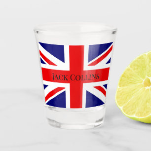 Copo De Shot Personalizar bandeira britânica