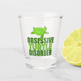 Copo De Shot Perturbação Obsessiva das Tartarugas